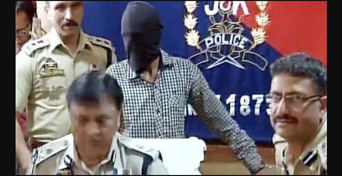 Terrorist, Sandeep Sharma, Arrested, JK Police, UP
