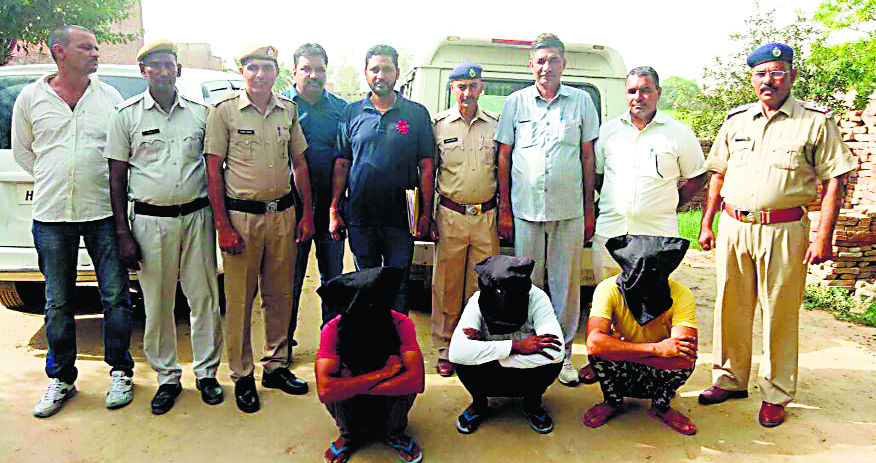 Accused, Robbery, Arrested, Police, Haryana