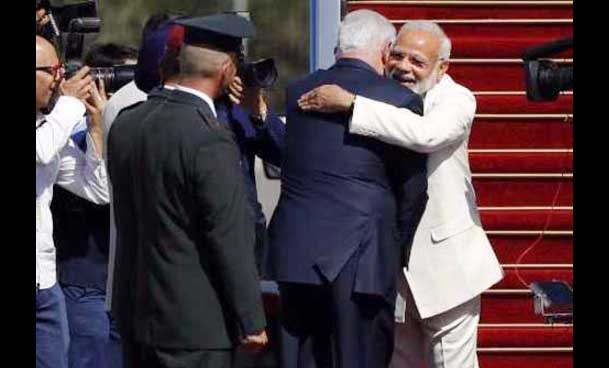 PM, Narendra Modi, Ben Gurion Airport, Netanyahu, Israel