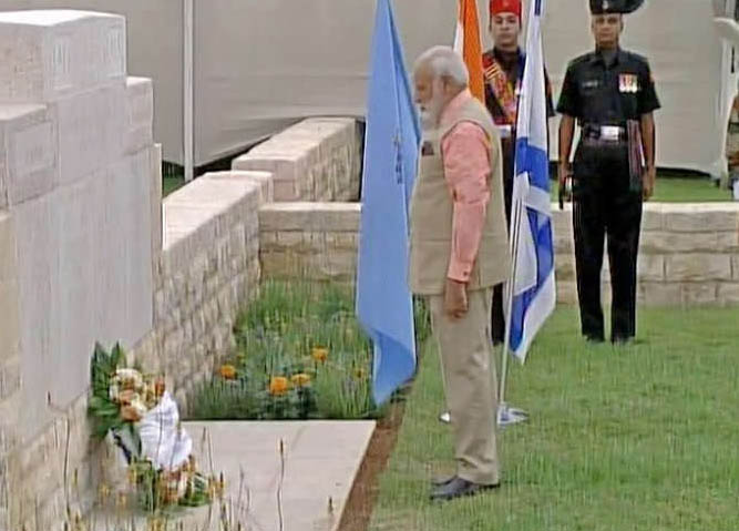 Narendra Modi, Haifa, Tribute, Indians, Martyred, First World War