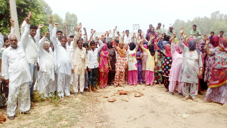 Villagers, Protest, Administration, Raised, Strike, Haryana