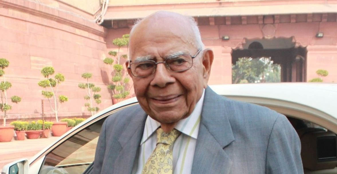 Ram Jethmalani, Blames, Arvind Kejriwal, AAP, Arun Jaitley