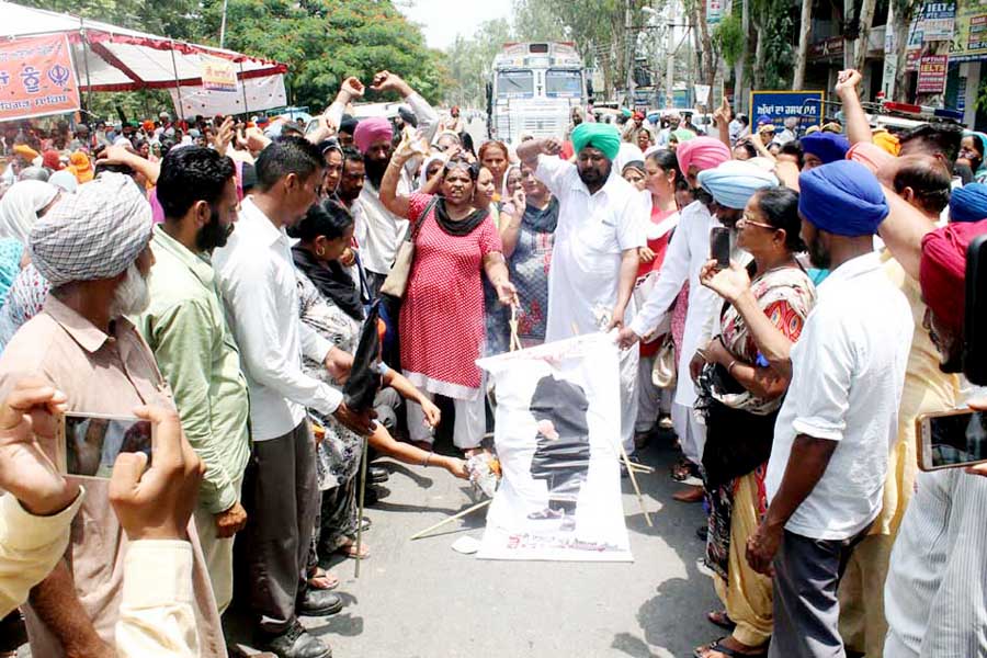 Workers, Protest, Government, Strike, Raised, Demand, Punjab