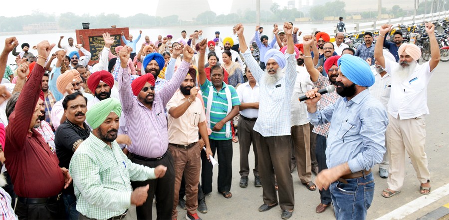 Workers, Protest, Government, Thermal Plant, Punjab