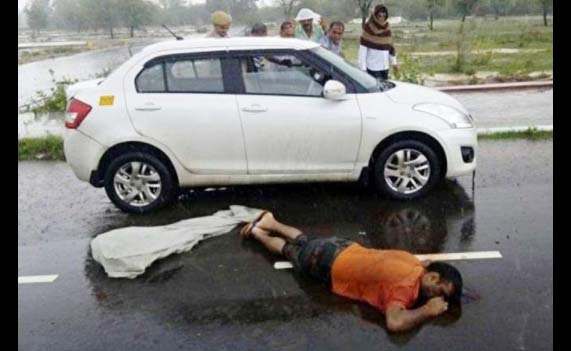 Found, Dead Body, Police, Mutual Dispute, Car, Weapon, Rajasthan
