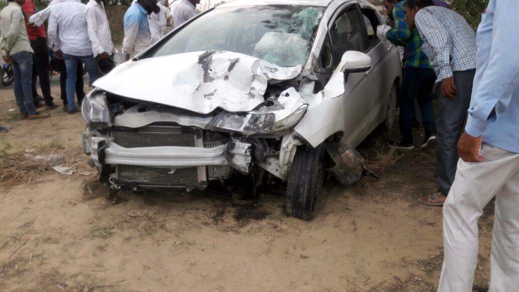 Death, Bank Employee, Car, Collision, Police, Rajasthan
