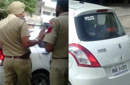 Breaking Rules, Traffic Police, Challan, Punjab