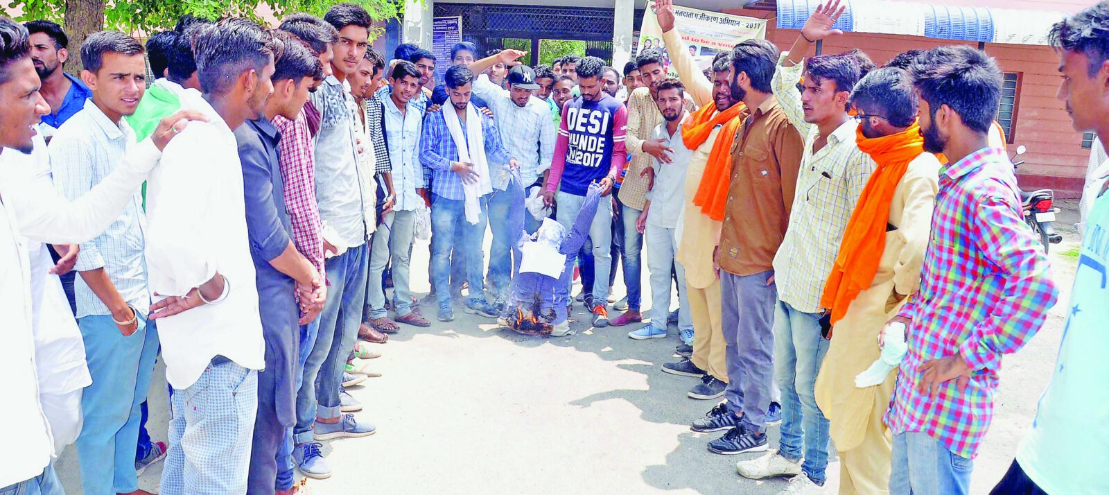 Gathering, Warning, Protest, Worker, Rajasthan