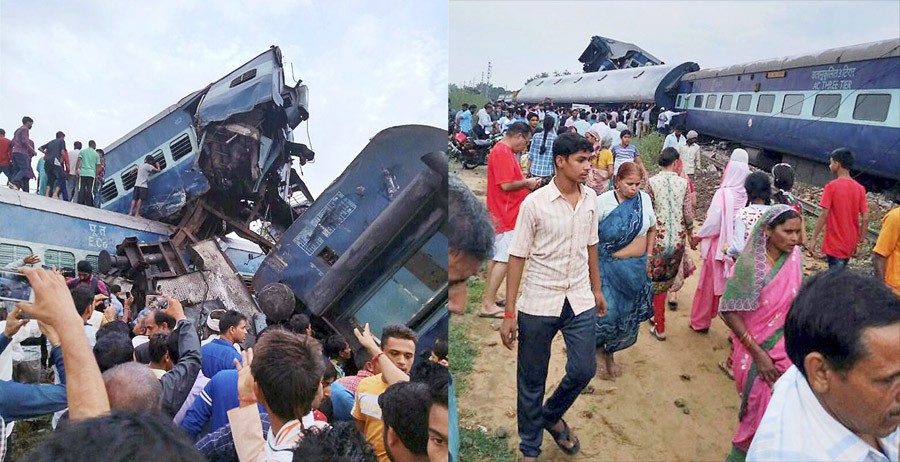 Muzaffarnagar Train Accident, Died, Injured, Inspection, Yogi Adityanath, UP