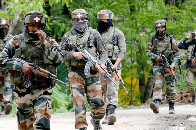 Militant, Heap, Hizbul Mujahideen, Indian Army, Security Forces, India