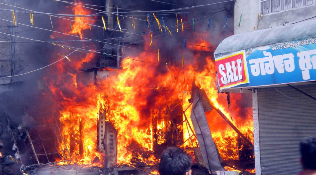 Fire, Shop, Loss, Millions, Dera Sacha Sauda, Punjab