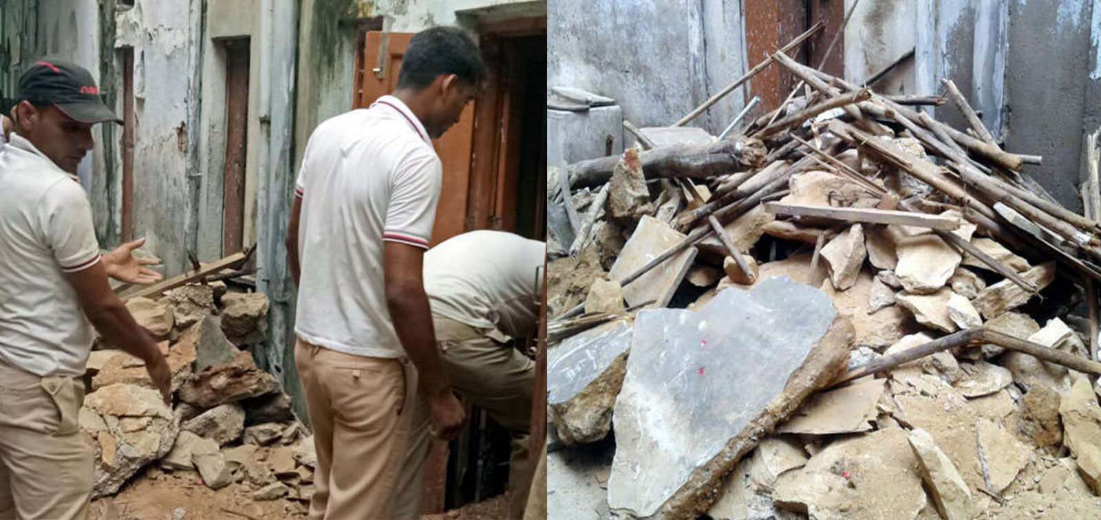 Death, Woman, Child, Roof Collapses, Injured, Rajasthan