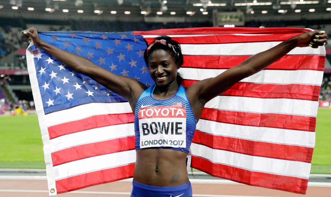 Tori Bowie, Win, World Championships, Athletics