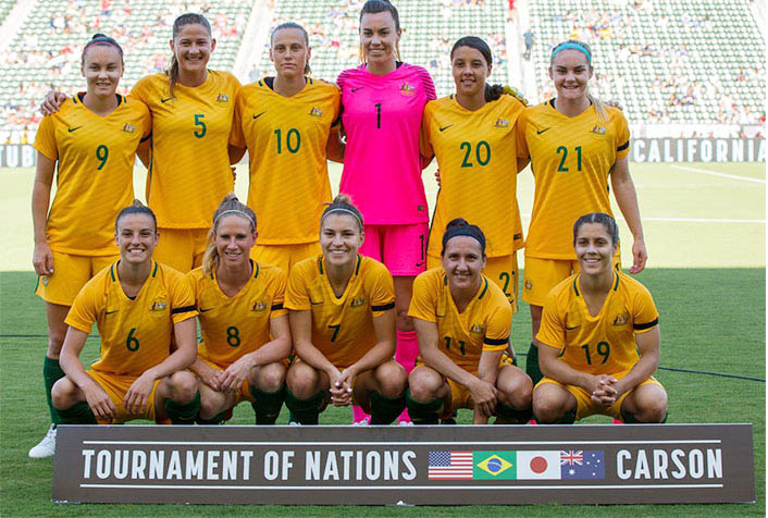 Women Team, Football, Australia, Won, Tournament Of Nations