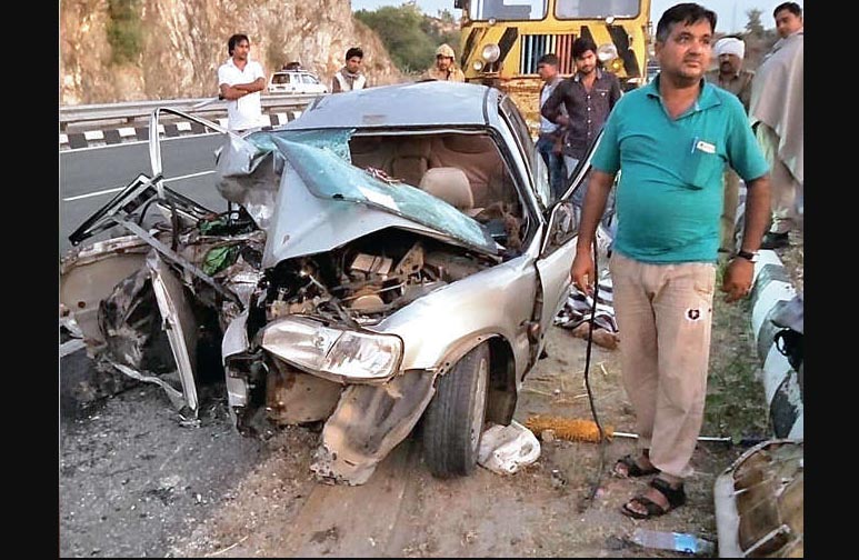 Road Accident, Family, Died, Injured, Rajasthan
