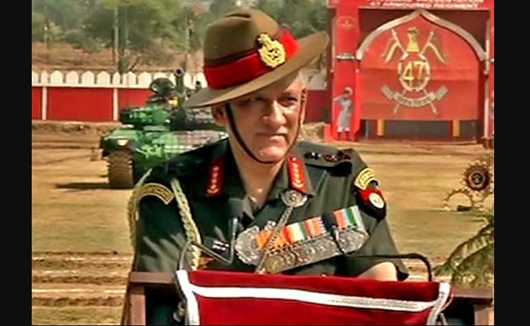 Army Chief, Bipin Rawat, Indian Army, Kashmir