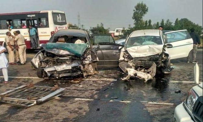 Friend, Dead, Road Accident, Haryana