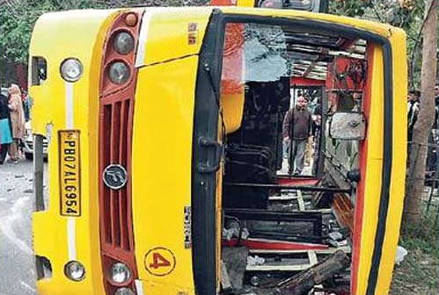 Road Accident, School Bus, Students, Teachers, Injured