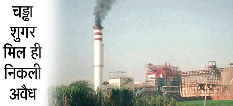 Chadha, Sugar Mill,  Illegal, All Levels, Negligence , Punjab