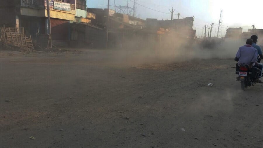 North, India, Wrapped, Dust, Sheet, 48 Hours, Coming, Hard