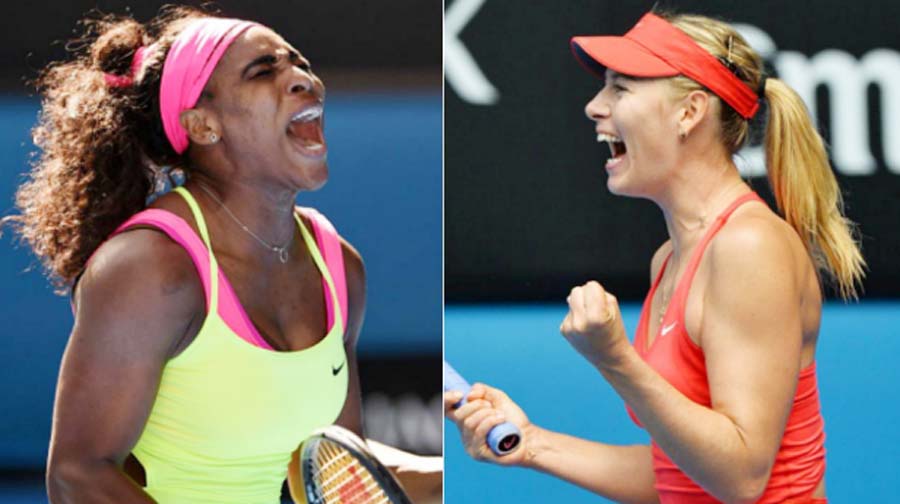 French Open, Serena and Sharapova, third round