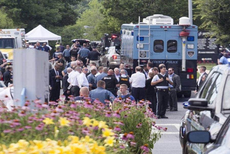 USA, Newspaper, Office, Foiled, Maryland, 5 Killed