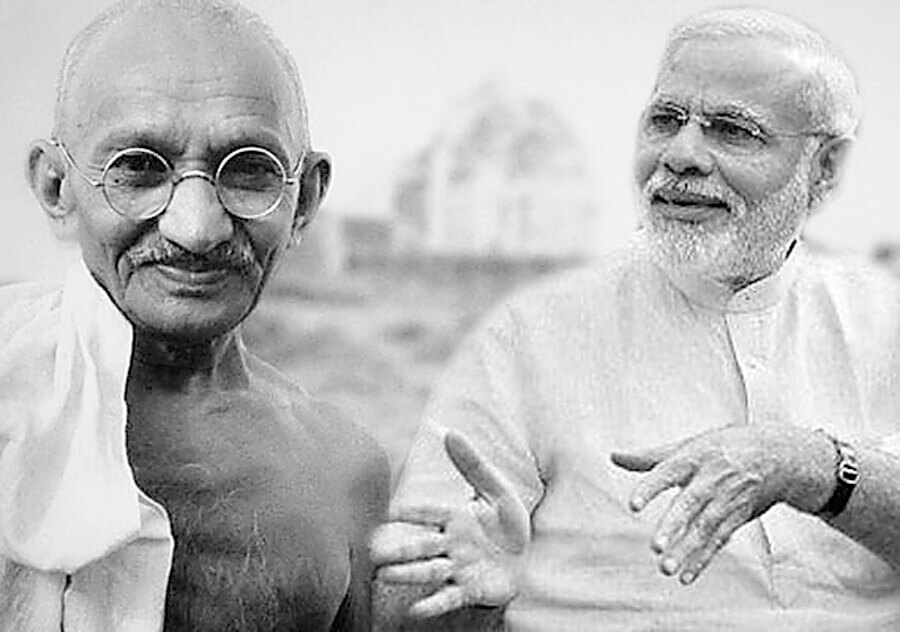 Gandhi'sKkhadi, Found,Modi's Support