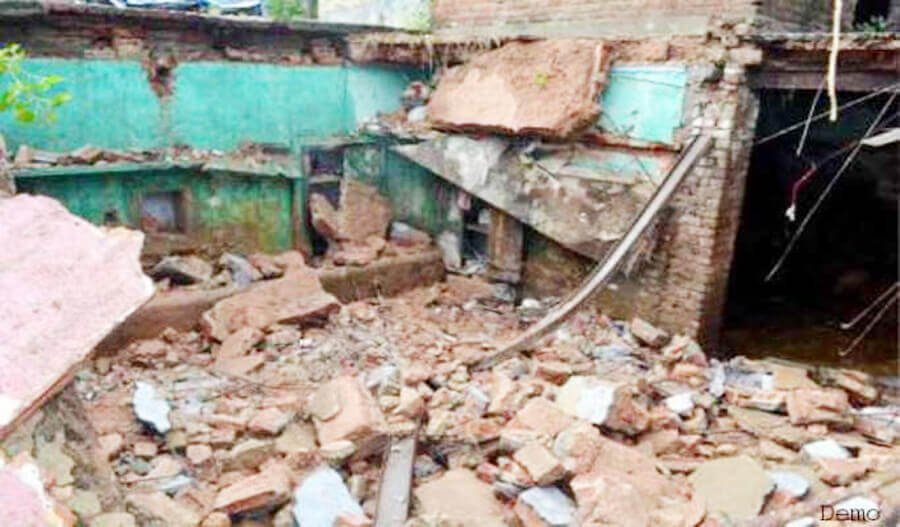 Three dead, Including, Women, Leaving, Roof Collapsed