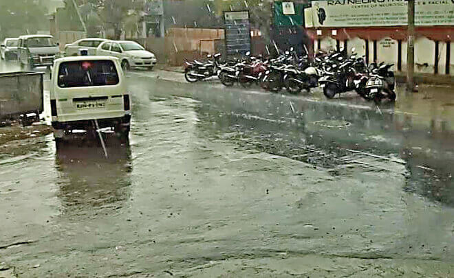 Bundabandi, Jaipur, Rain,