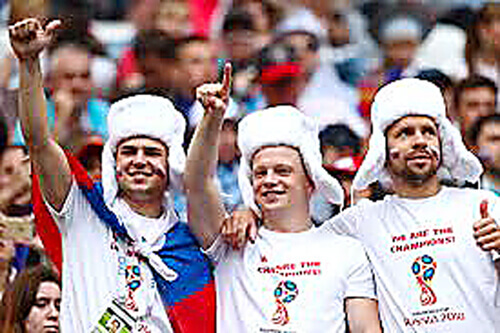 Spain Stop Russia Supporters Sports