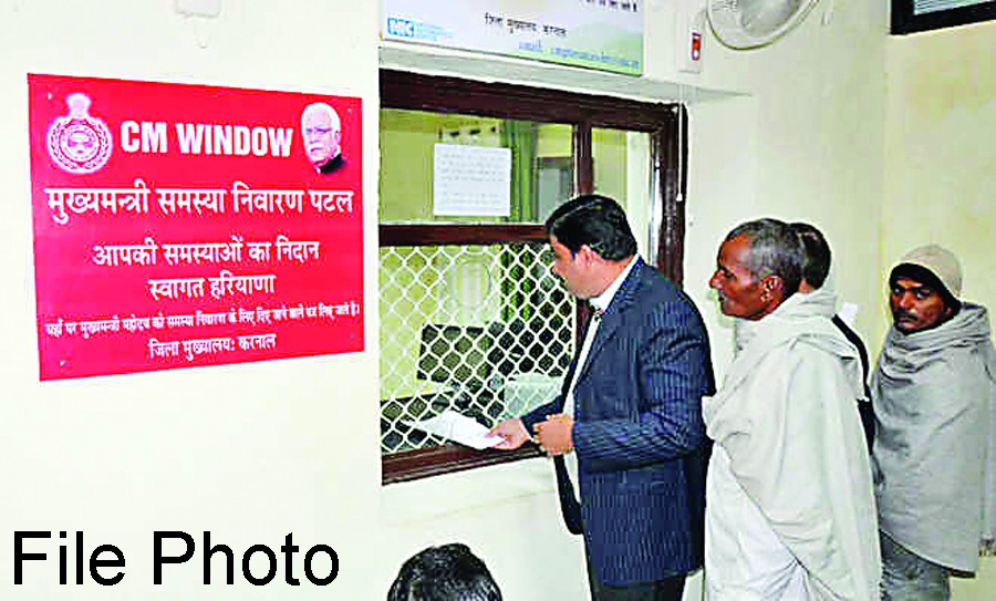 CM Window, Complaint, MLkhattar, Government Haryana