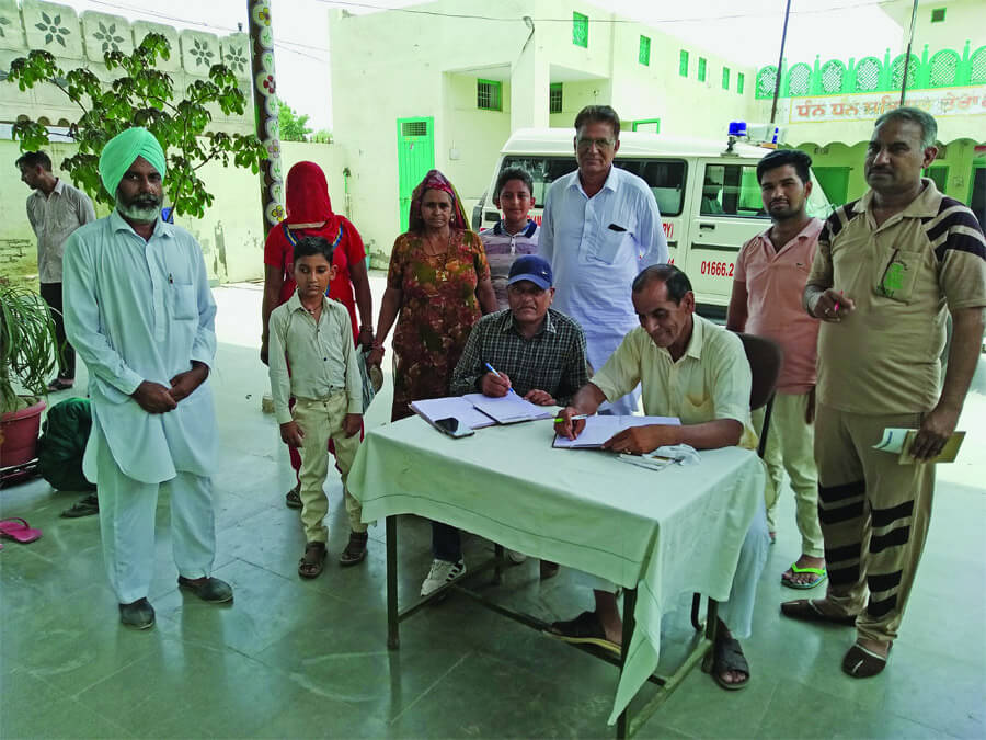 Shah Satnami Mouj Dispensary, Organized, Free, Medical Check Up Camp, Punjab