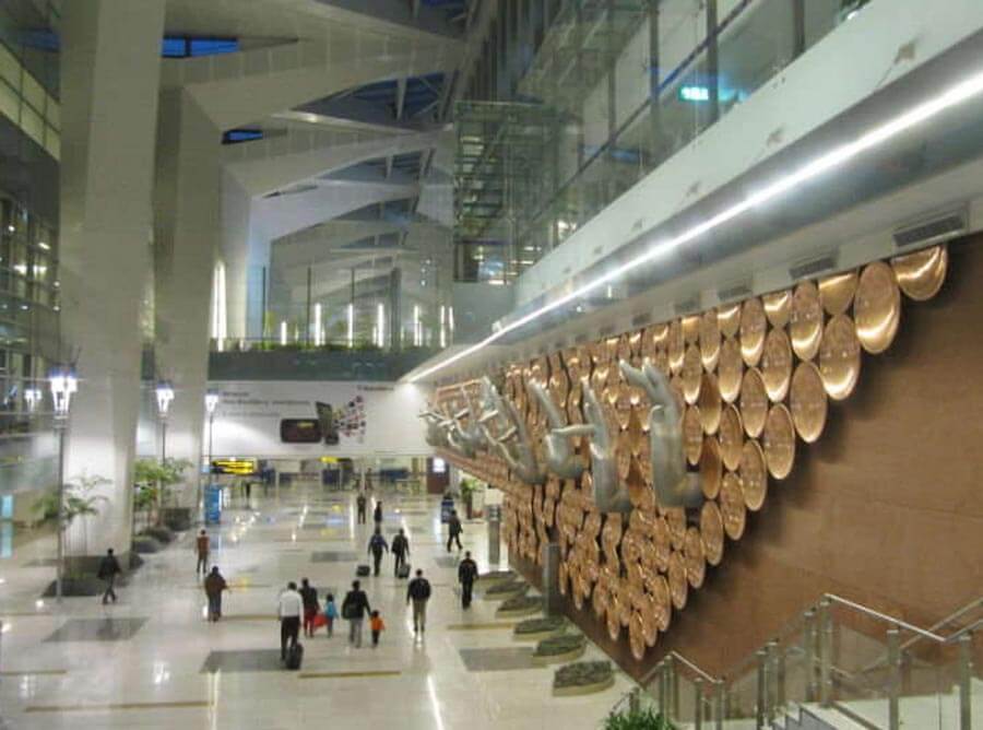 Woman, Ruckus, Delhi Airport