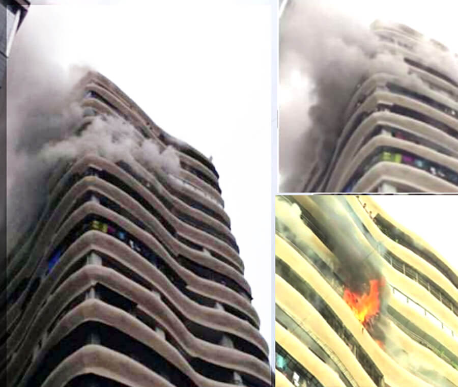 Mumbai: Four People, Died, A Fire, In 18th Floor, Building, In Parel, Suffocated