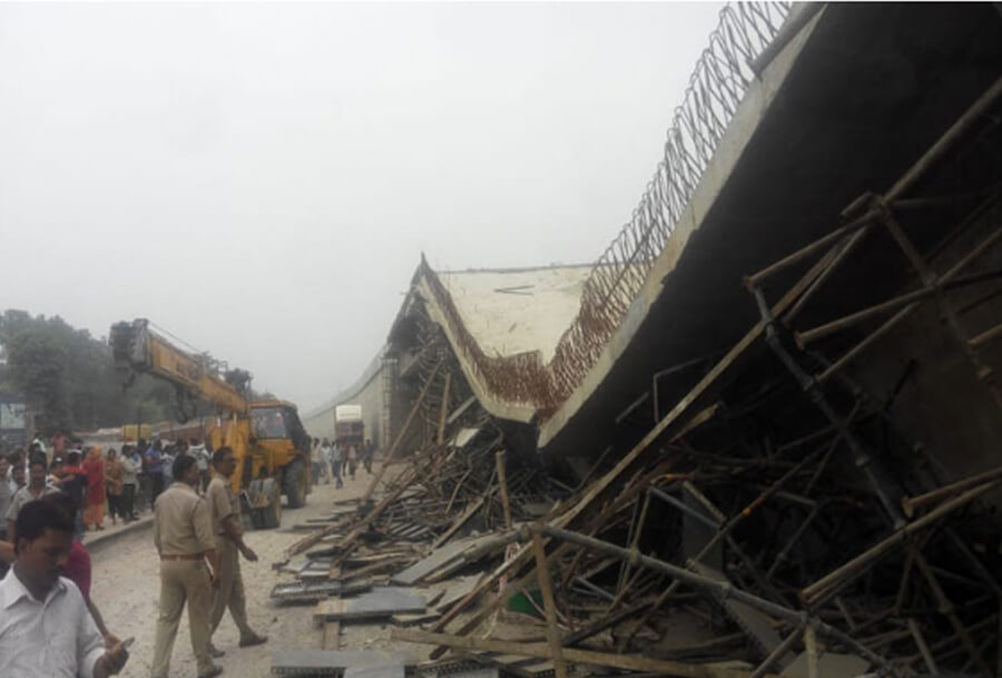 National, High-way, Flyover, Deck, Slab, Dropped, Four, Injured