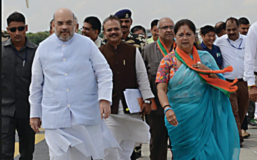 Amit Shah. Rajasthan, Tour, Today