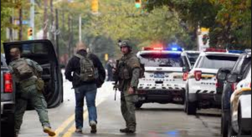firing in Pittsburgh, eight deaths