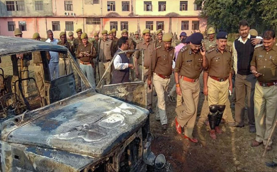 Inspector, Subodh Kumar, Killed, crowd
