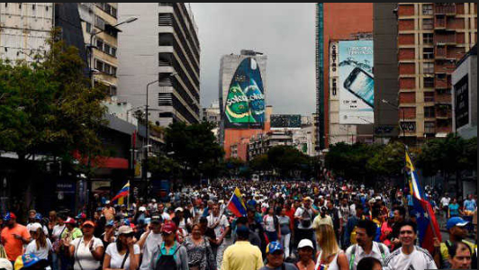 Venezuelan demonstration