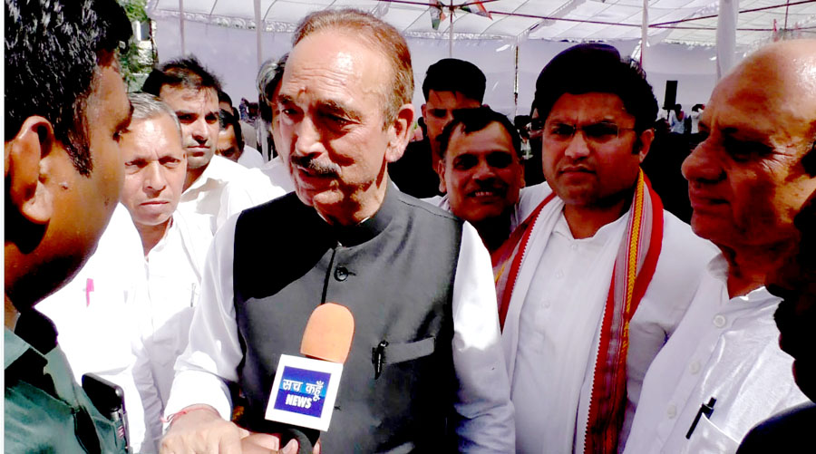 Congress will sweep clean sweep in Haryana: Ghulam Nabi Azad