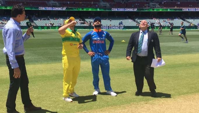 India won the toss and elected to bat