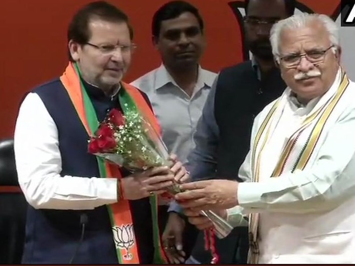 Former Haryana MP Arvind Sharma, Joined , BJP