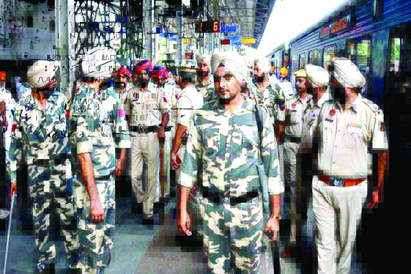 Military Base, railway station threatens to blow