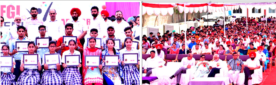 3000 students honoring over 80% marks in the 10th and 12th