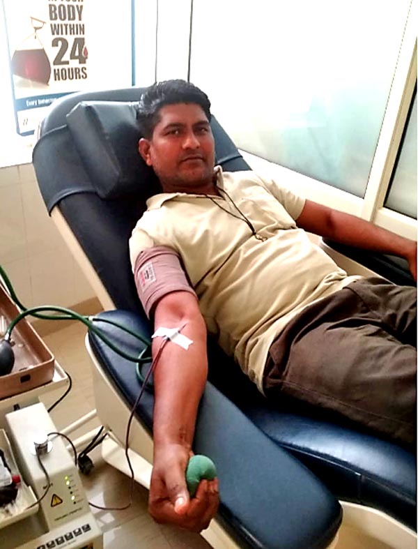 10 units blood donation for needy patients