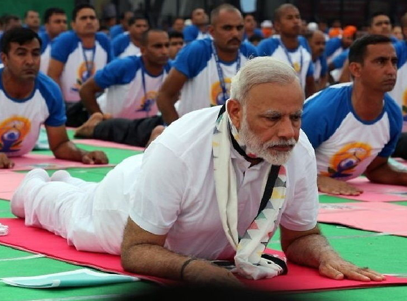 Narendra Modi will make yoga at special yoga made in world yoga day / Haryana