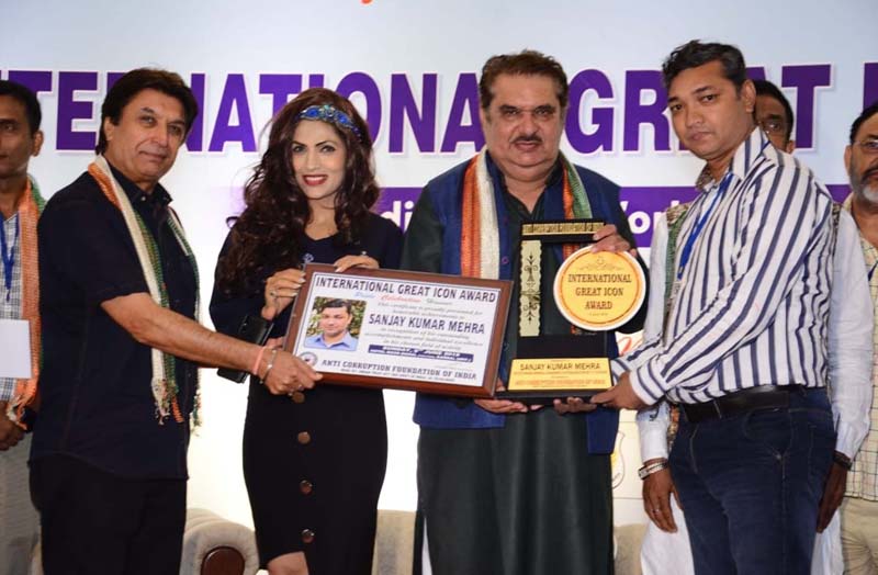 Sanjay Mehra meets International Great Icon Award
