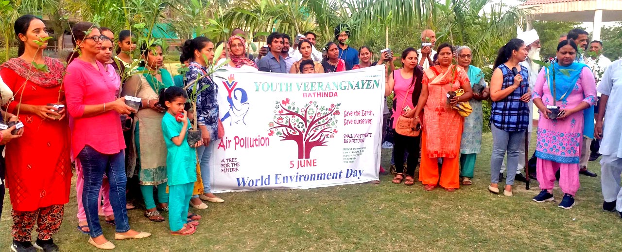 Youth Veerangans gave message to save the environment