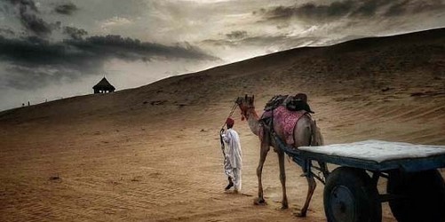 Monsoon rains in Rajasthan