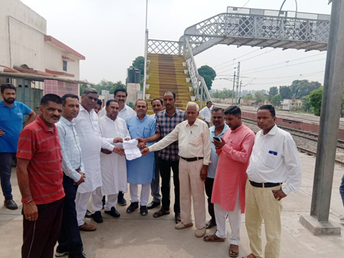 Railway Board members visited Barrai railway station